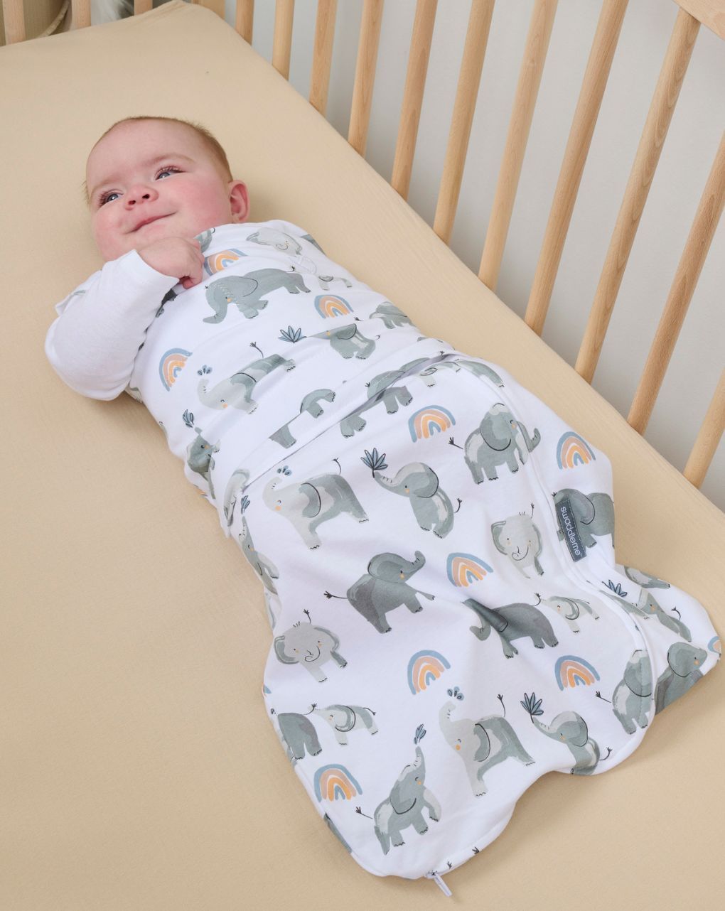 Swaddleme™ by ingenuity™  πάνα αγκαλιάς arms free convertible swaddle luna 1.0 tog 3-6m 17062 - Swaddleme