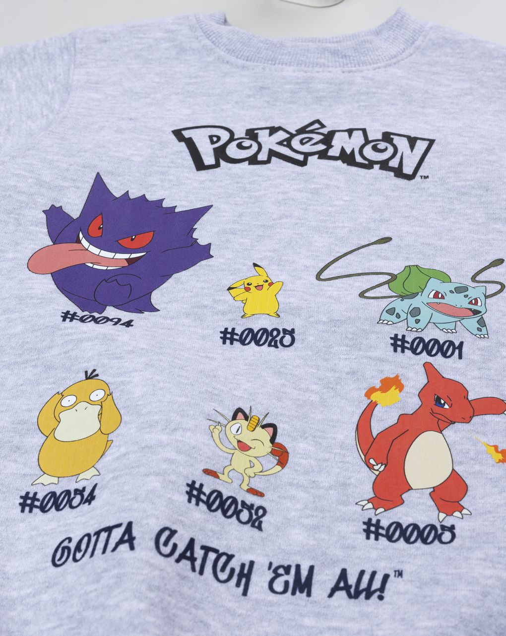 παιδική μπλούζα φούτερ γκρι pokémon για αγόρι - Prénatal