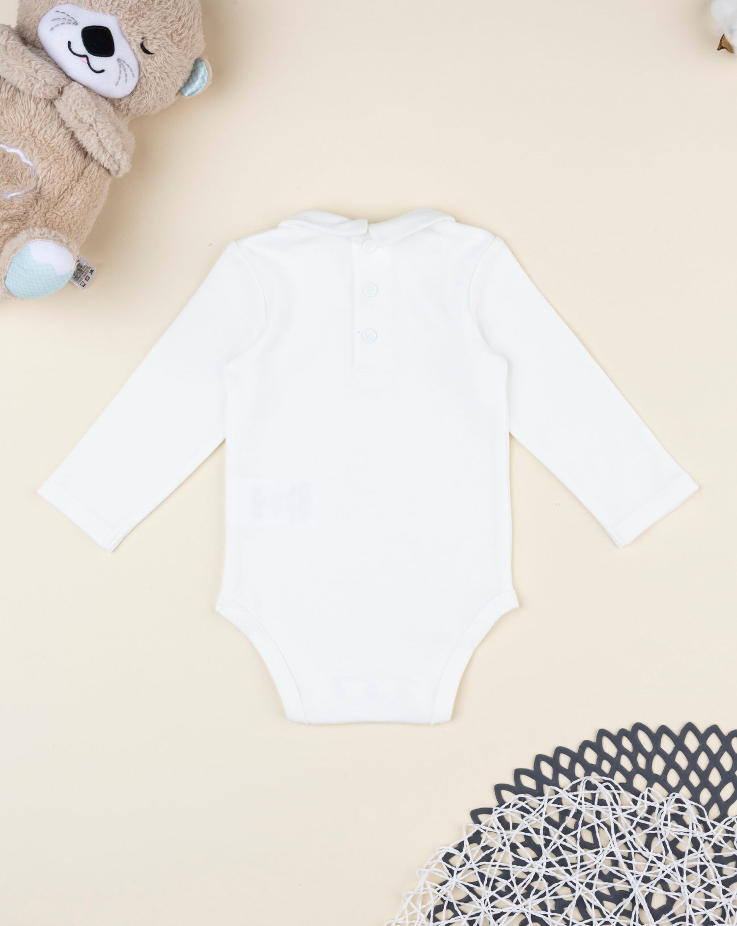 βρεφικό κορμάκι λευκό cute puppies για αγόρι - Prénatal