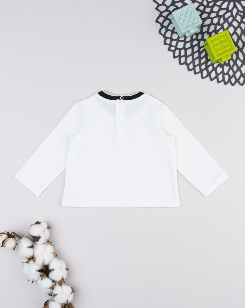 βρεφική μπλούζα λευκή little one για αγόρι - Prénatal