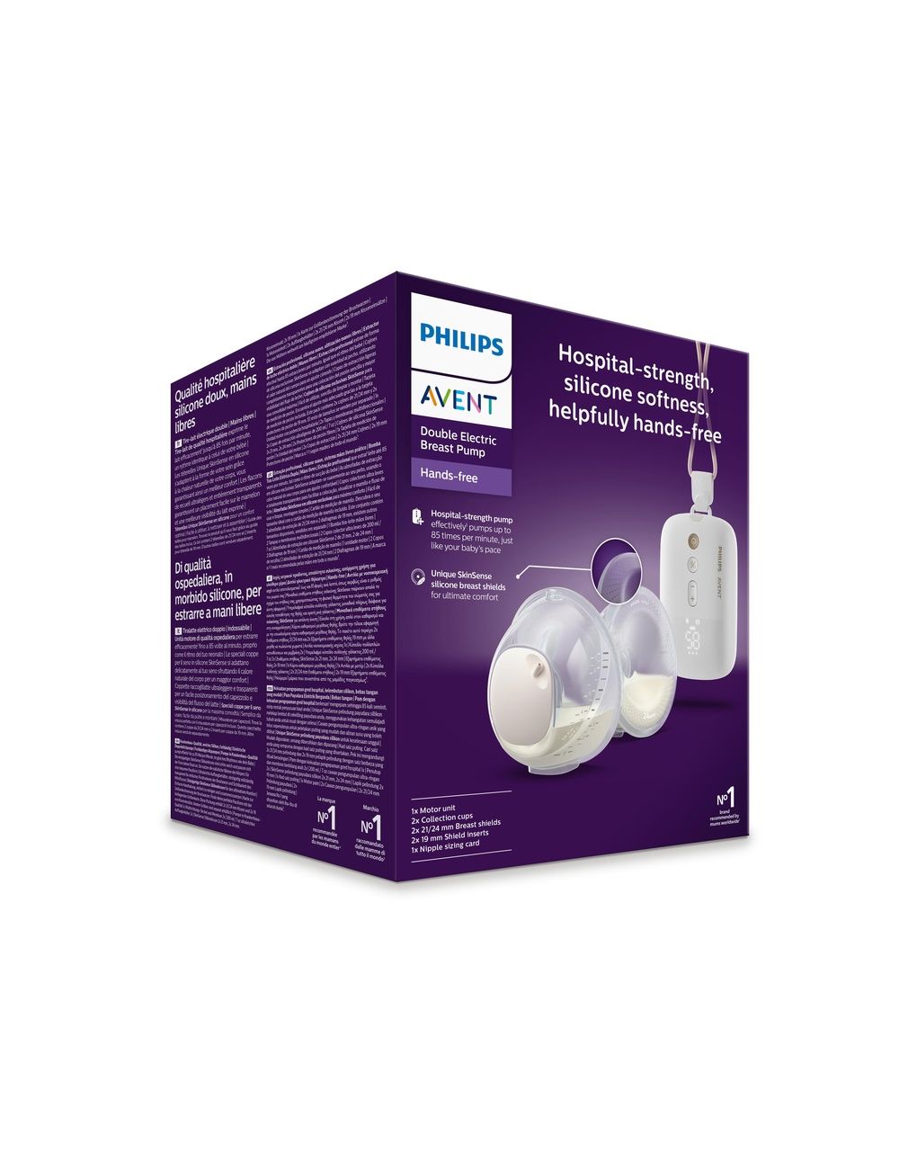 Philips avent hands-free διπλό ηλεκτρικό θήλαστρο scf532/11 - Philips Avent