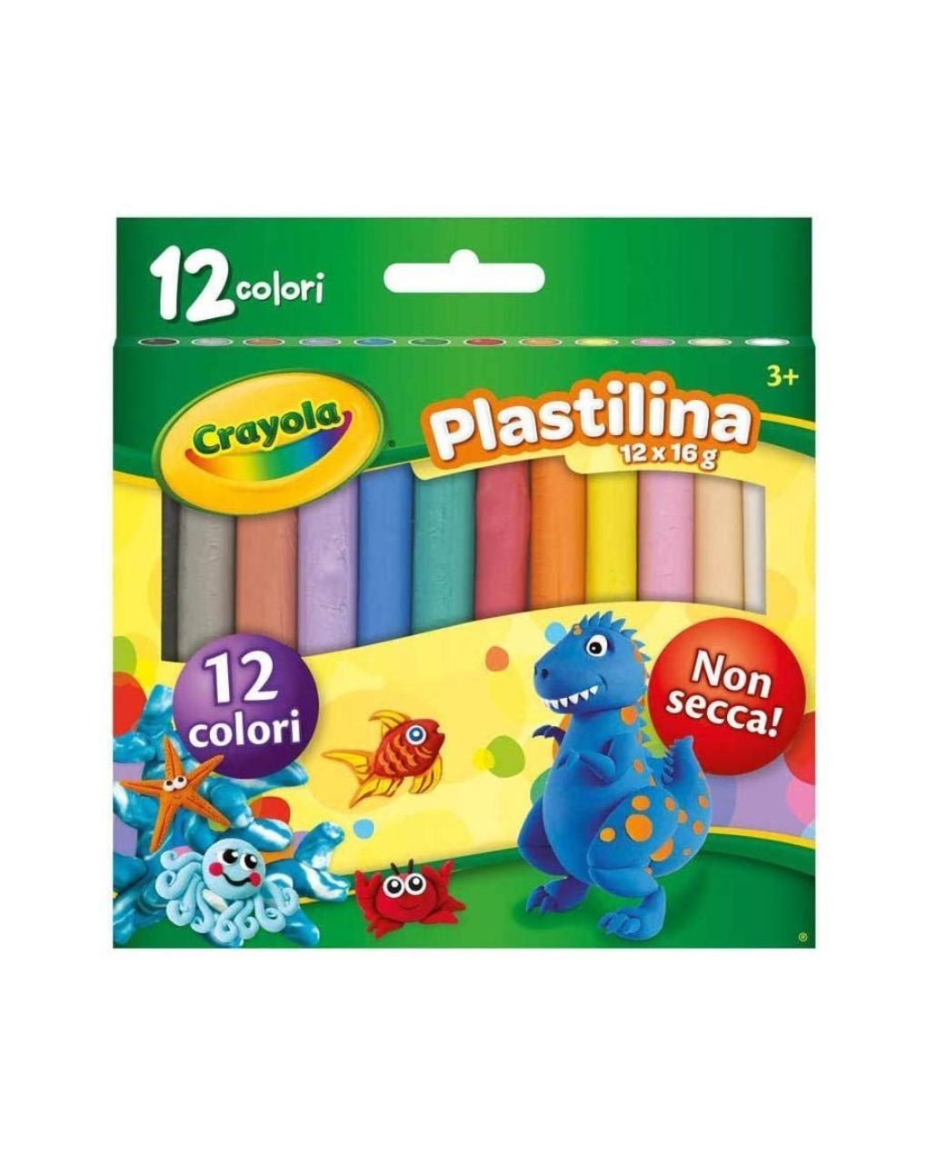 Crayola πλαστελίνα modeling clay σετ 12τμχ