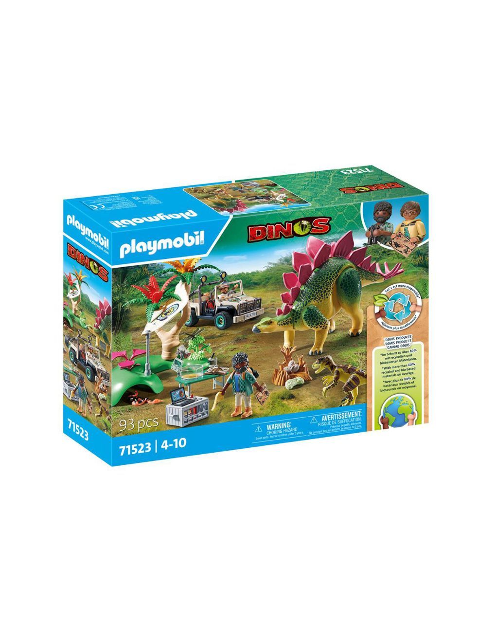 Playmobil ερευνητικό κέντρο με δεινόσαυρους 71523 - Playmobil