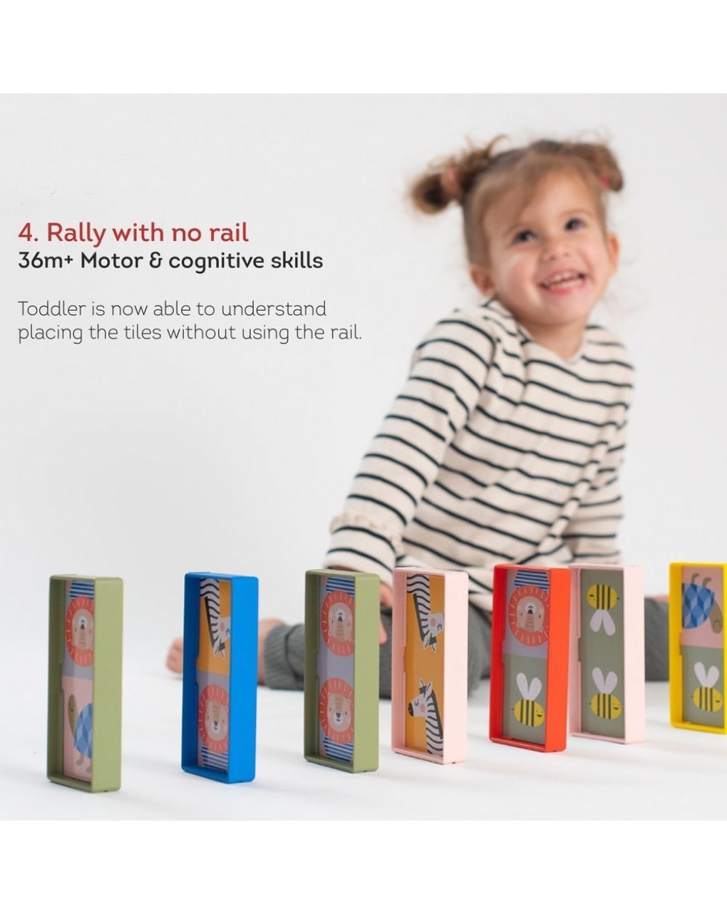 Taf toys παιχνίδι ντόμινο my 1st domino rally t-12865 - Taf-toys