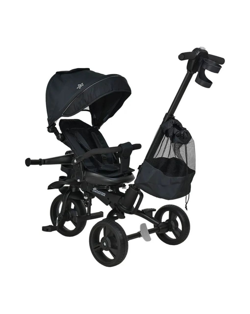 Bebe stars τρίκυκλο ποδηλατάκι aviator black 819-188 - Bebe Stars