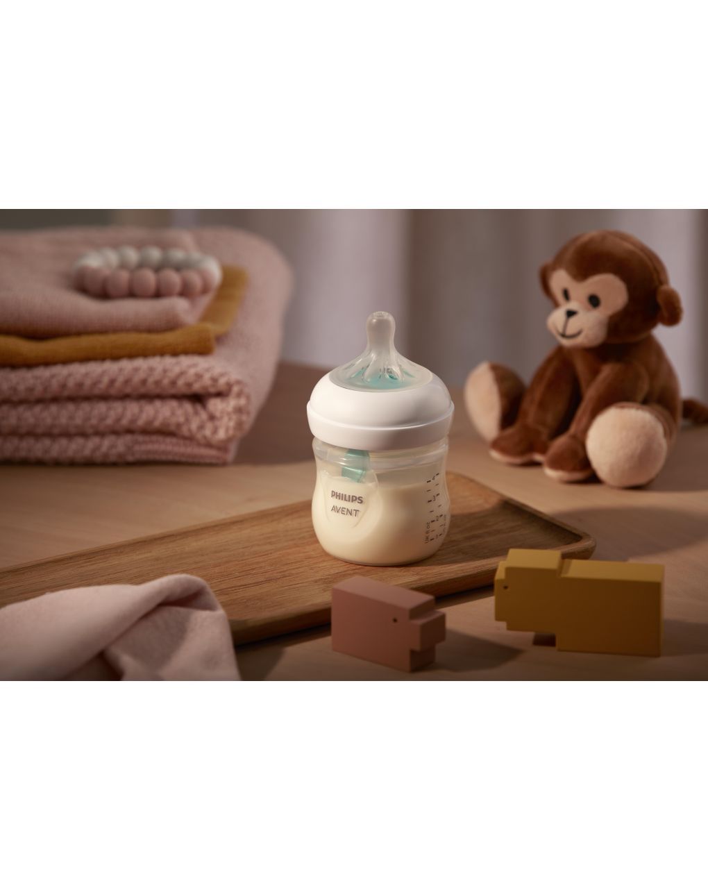 Philips avent πλαστικό μπιμπερό natural response με airfree vent 125ml 0m+ scy670/01 - Philips Avent
