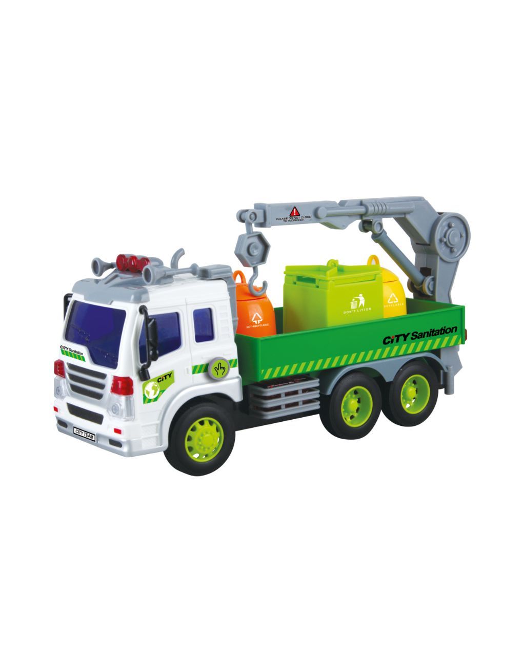 Motor & co φορτηγό καθαρισμού τριβής με ήχους και φώτα - Motor&Co