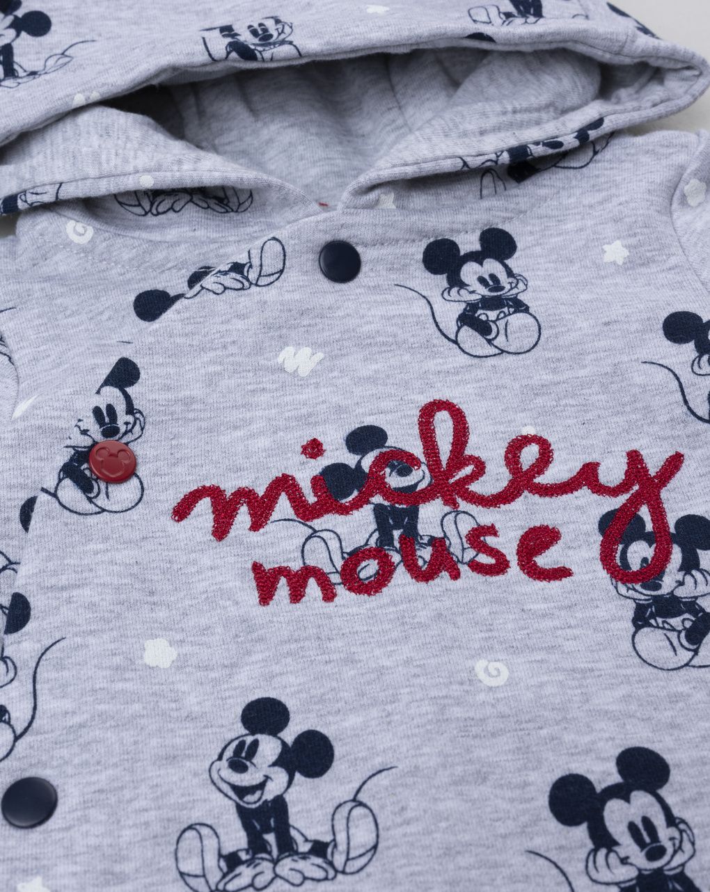 βρεφικό φορμάκι γκρι mickey για αγόρι - Prénatal