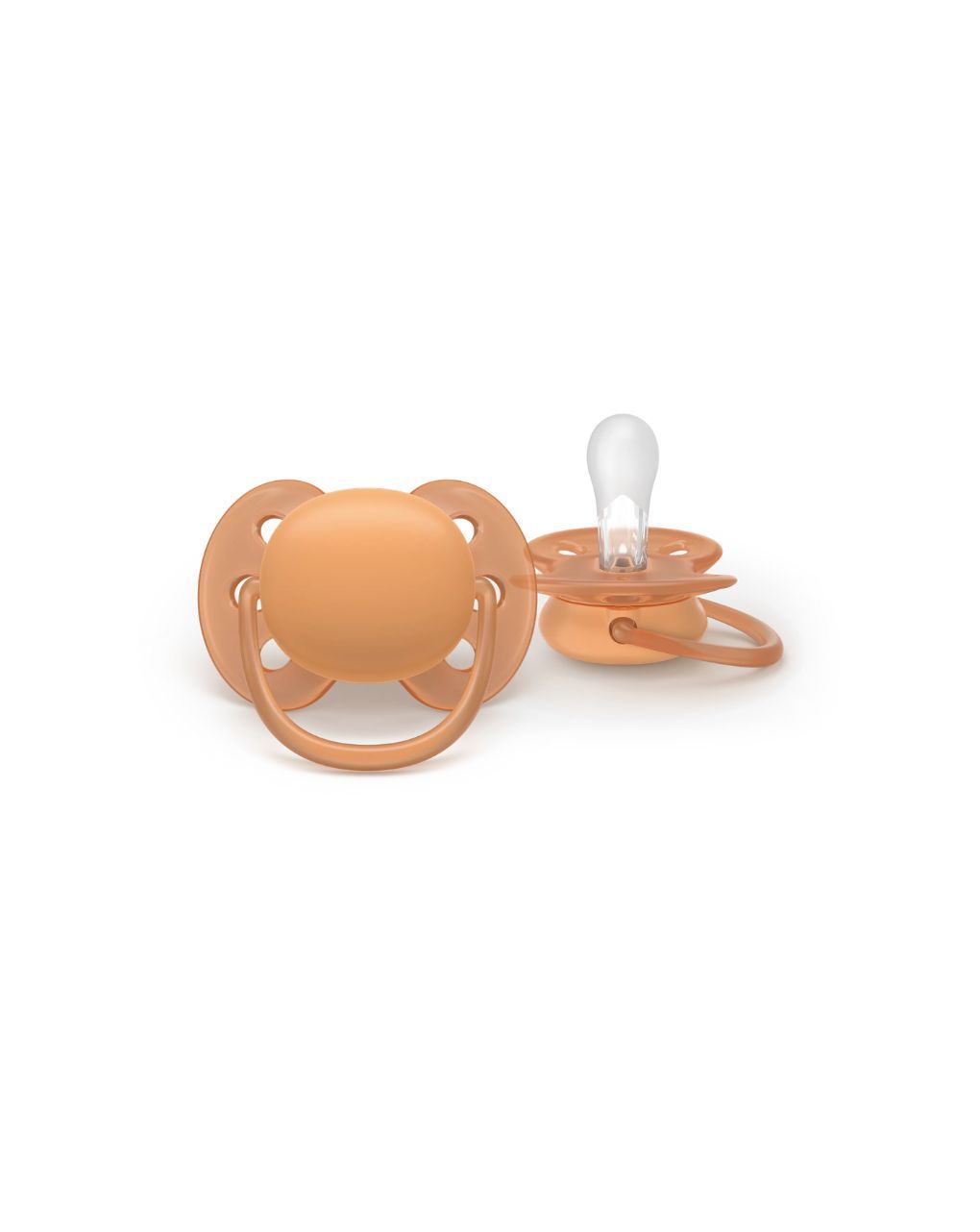 Philips avent ultra soft πιπίλες σιλικόνη 2τμχ 18 μηνών+ χακί/πορτοκαλί scf093/05 - Philips Avent