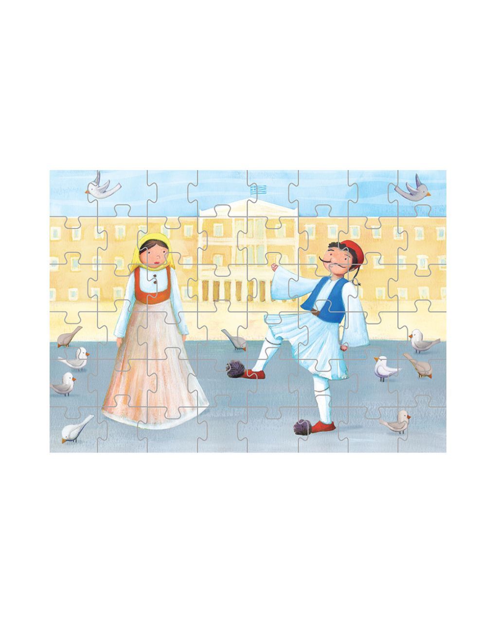 50/50 games παζλ τσολιάς 48τμχ 505311 - 50/50 GAMES