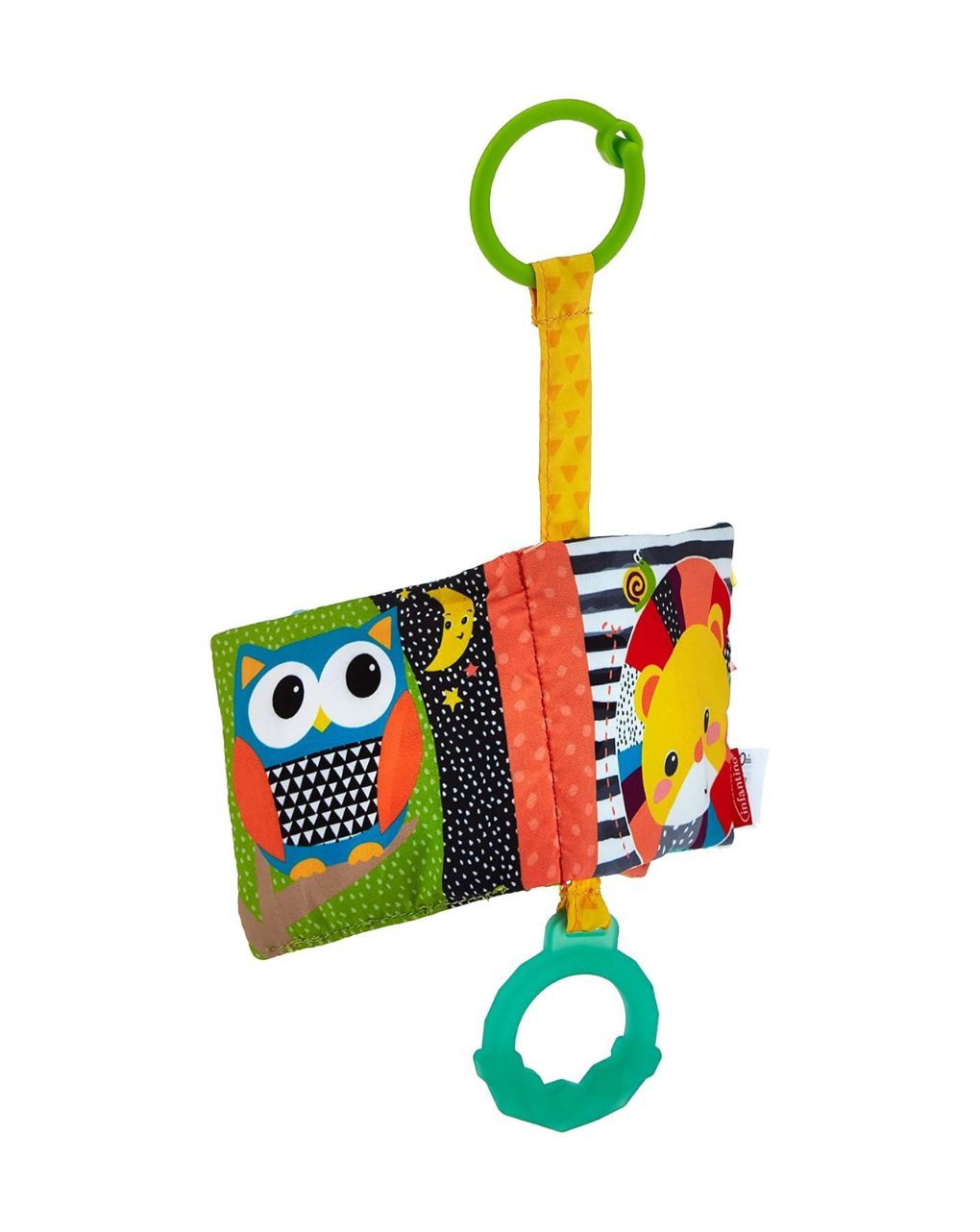 Infantino μαλακό βιβλίο link & squeak animal crinkle - INFANTINO