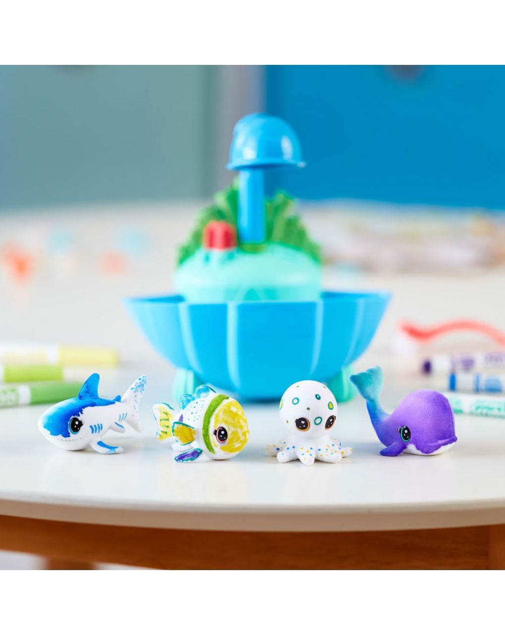 Crayola washimals σετ ζωάκια ωκεανού με μπάνιο και αυτοκόλλητα - Crayola