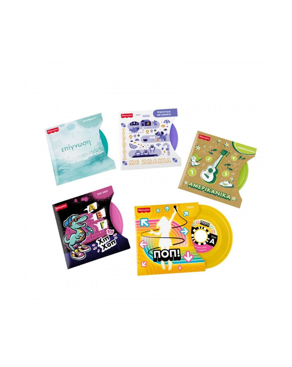 Mattel fisher-price εκπαιδευτικό πικάπ με δίσκους jgx06 - Fisher-Price