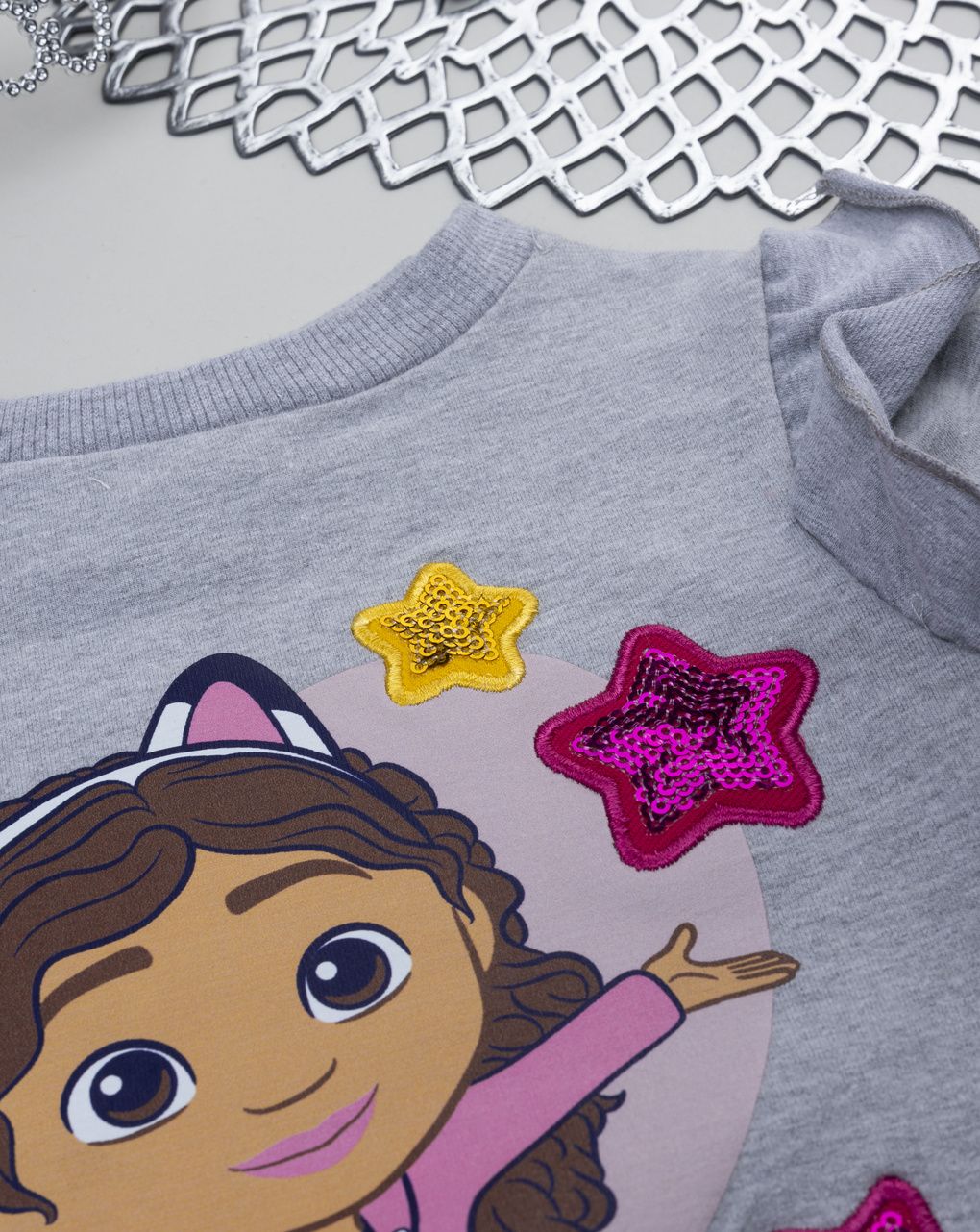 παιδική μπλούζα φούτερ γκρι gabby για κορίτσι - Prénatal