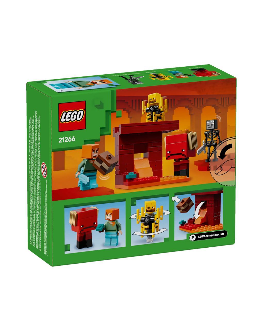 Lego minecraft the nether lava battle 21266 - Lego