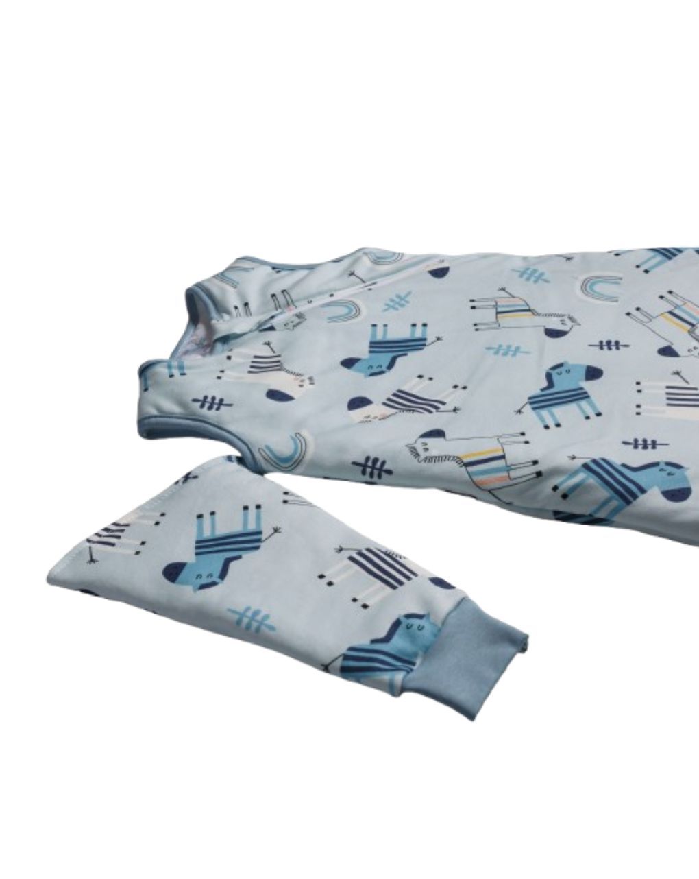 Tender υπνόσακος χειμερινός flex organic 2.5 tog eco zebra σιέλ 27831 - Tender