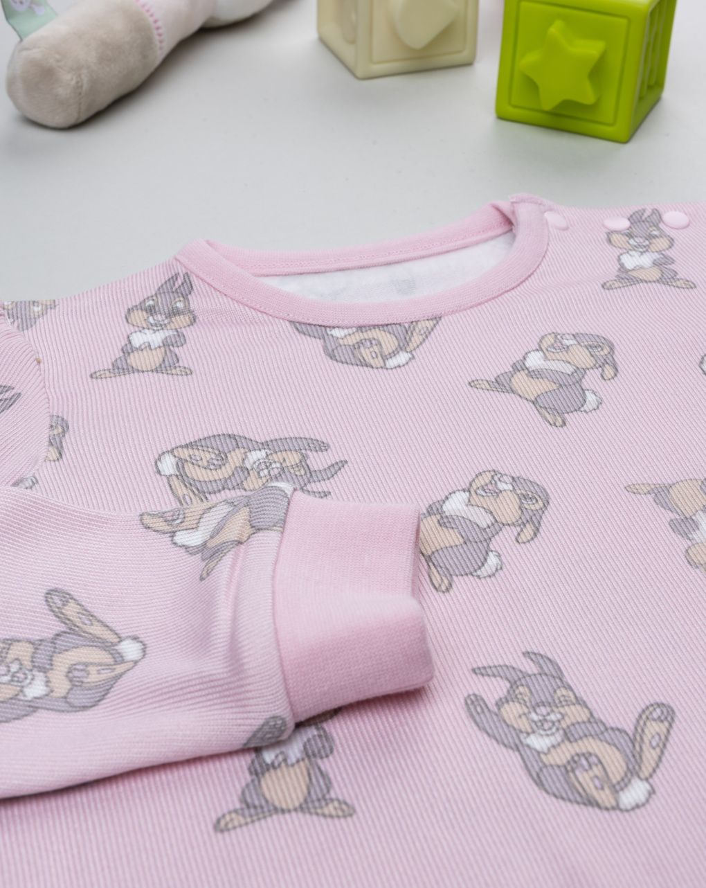 βρεφική πιτζάμα ροζ thumper για κορίτσι - Prénatal
