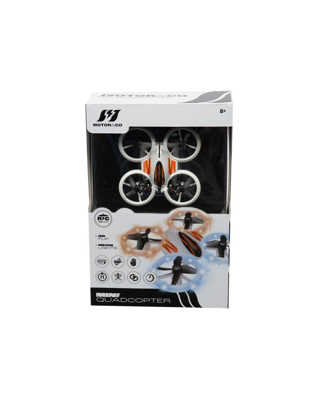 Motor & co mini drone 360° φως νέον - Motor&Co