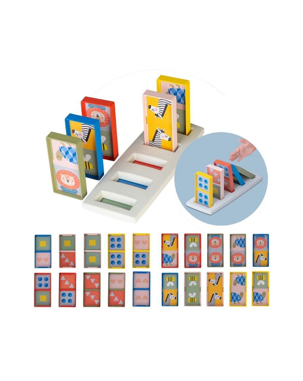 Taf toys παιχνίδι ντόμινο my 1st domino rally t-12865 - Taf-toys