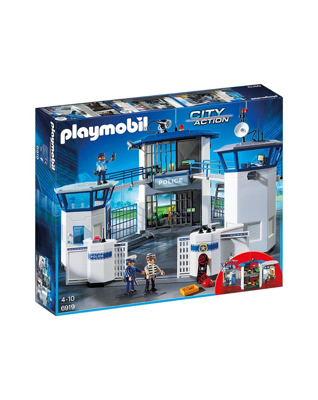 Playmobil city action αρχηγείο αστυνομίας και φυλακή ασφαλείας 6919 - Playmobil, Playmobil City Action