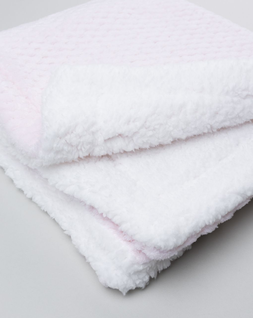 βρεφική σενίλ κουβέρτα ροζ με γουνάκι για κορίτσι - Prénatal