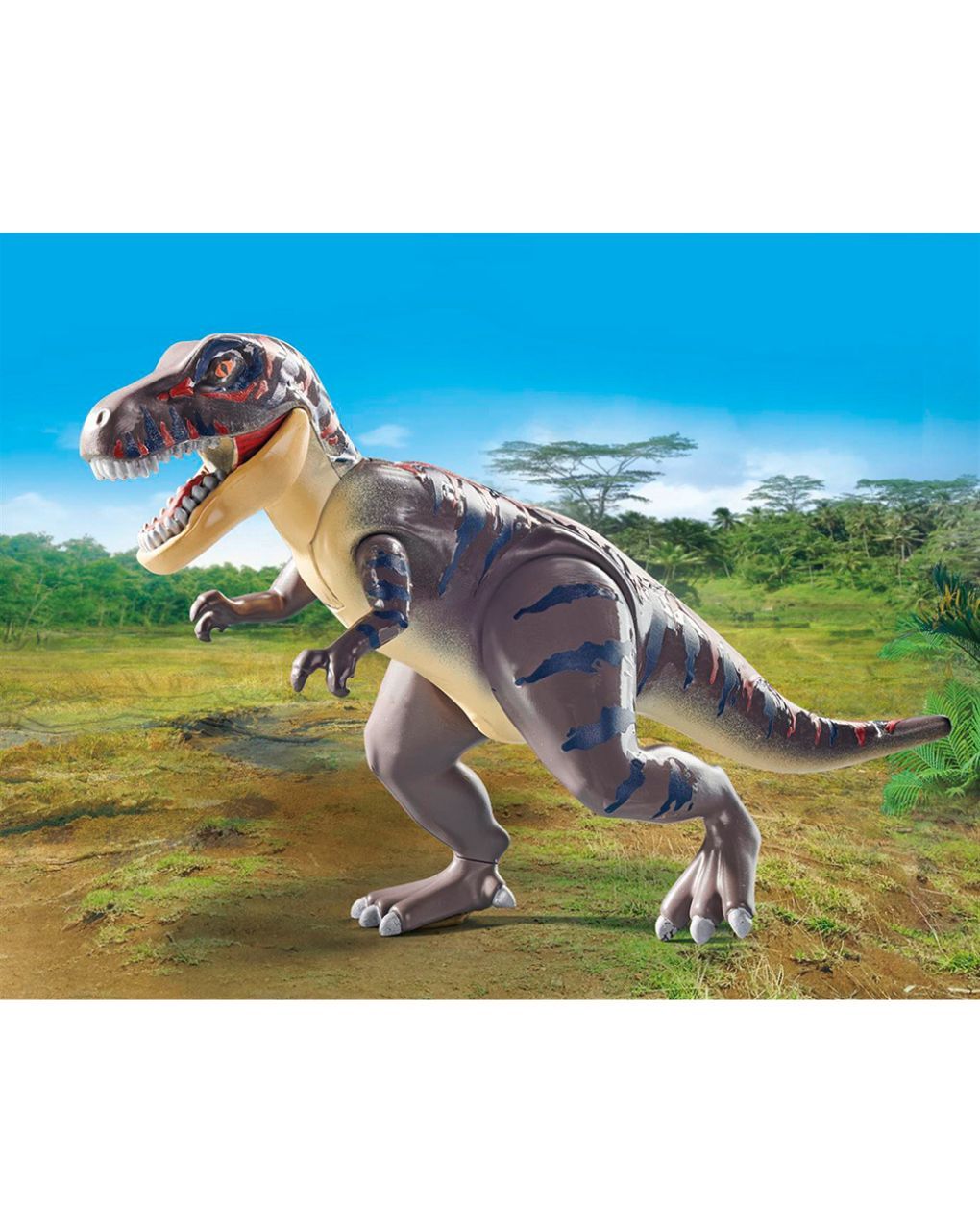 Playmobil dinos t-rex και εξερευνητής με μοτοσικλέτα 71524 - Playmobil