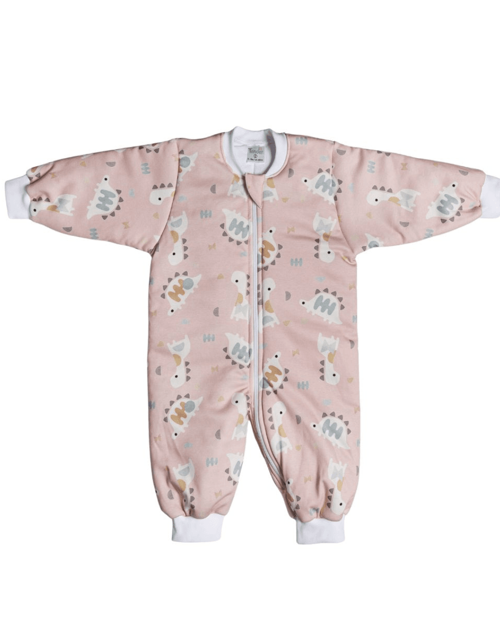 Tender υπνόσακος χειμερινός classic 2.5 tog dino world ροζ 27052