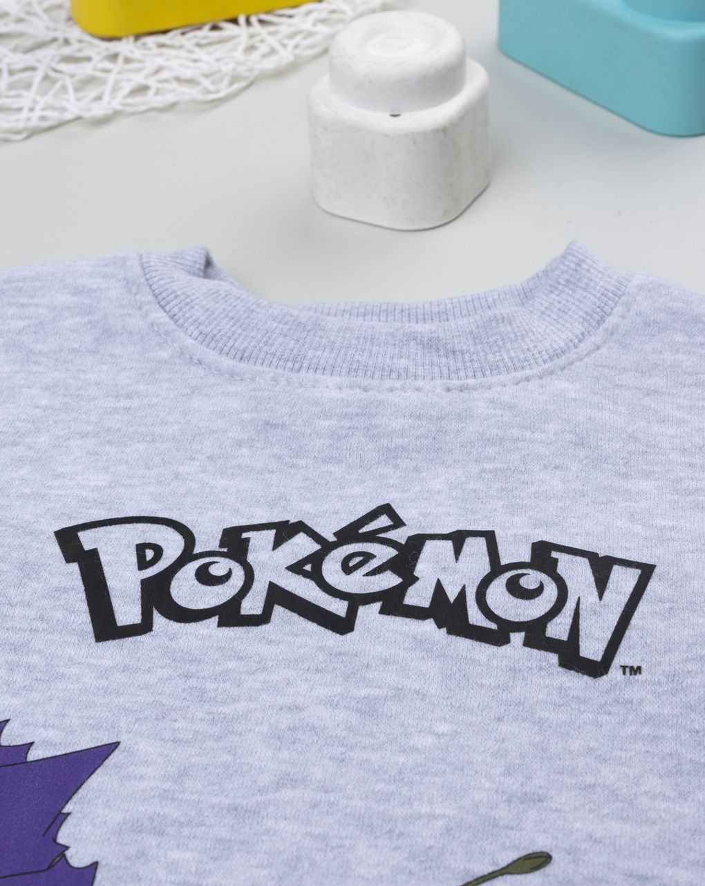παιδική μπλούζα φούτερ γκρι pokémon για αγόρι - Prénatal