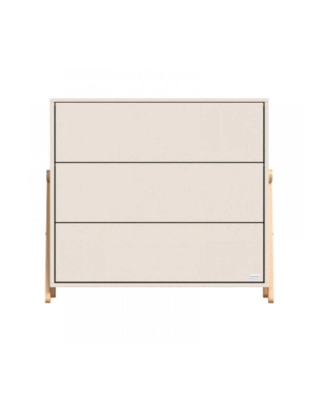 Casababy βρεφική συρταριέρα με 3 συρτάρια palmer ecru 590355