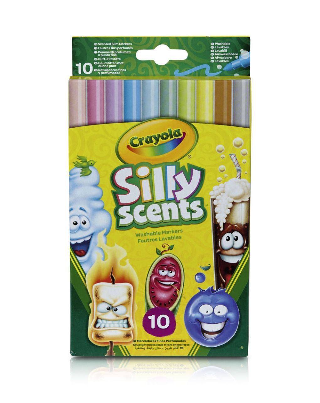 Crayola wash silly scents μαρκαδόροι 10τμχ 58-5071-e-000