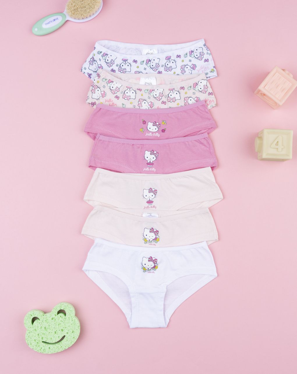 παιδικά σλιπ πακέτο x7 hello kitty για κορίτσι