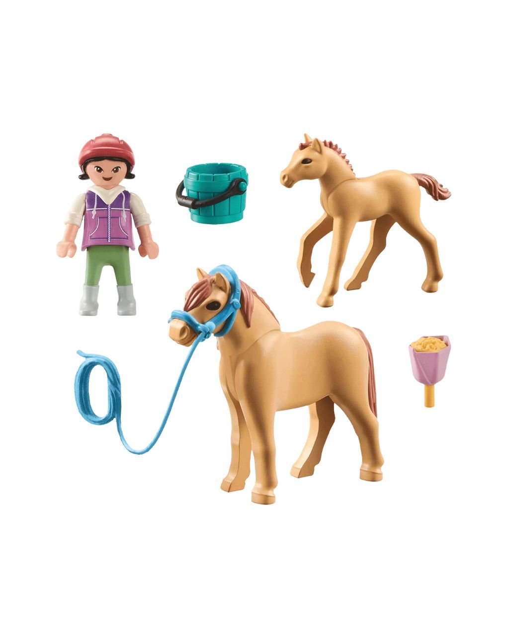 Playmobil horses of waterfall παιδάκι με άλογο & πουλάρι 71498 - Playmobil