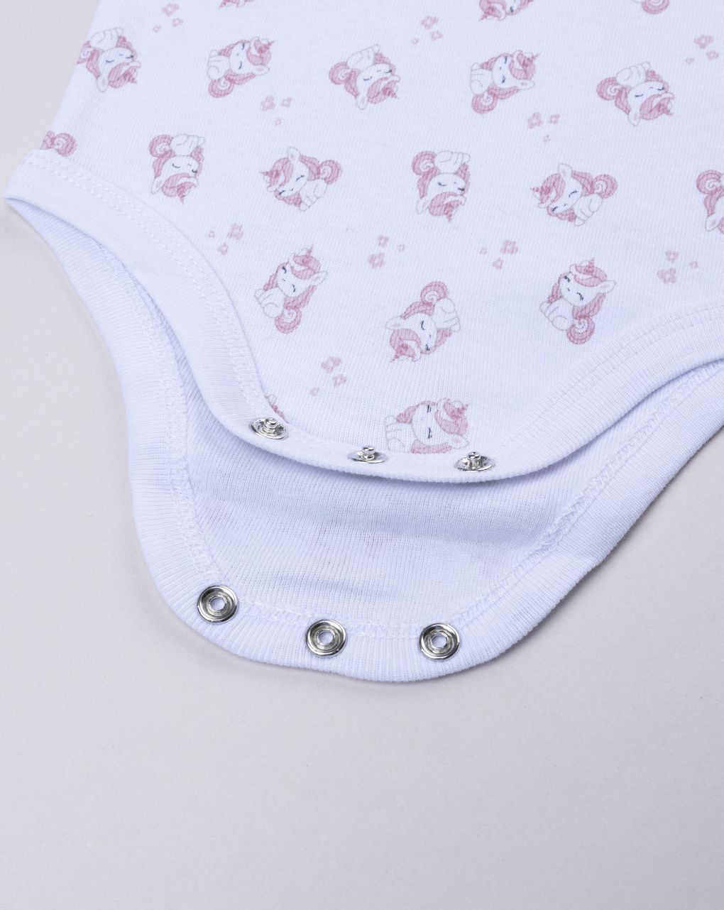 βρεφικό κορμάκι λευκό με μονόκερους για κορίτσι - Prénatal