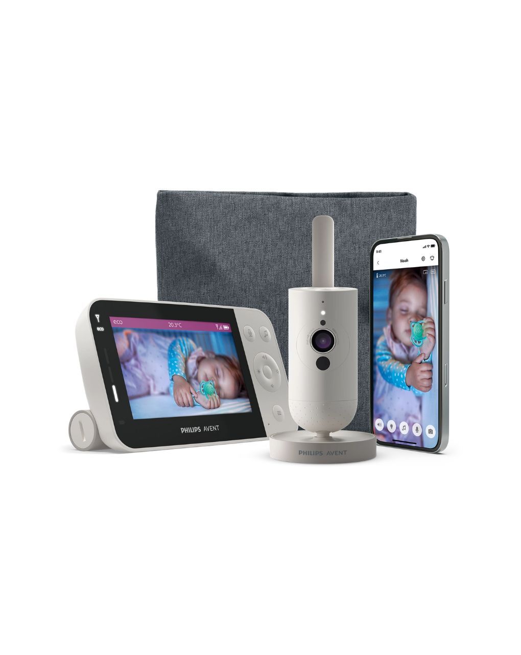 Philips avent connected ενδοεπικοινωνία με hd κάμερα 4.3'' scd953/26 - Philips Avent