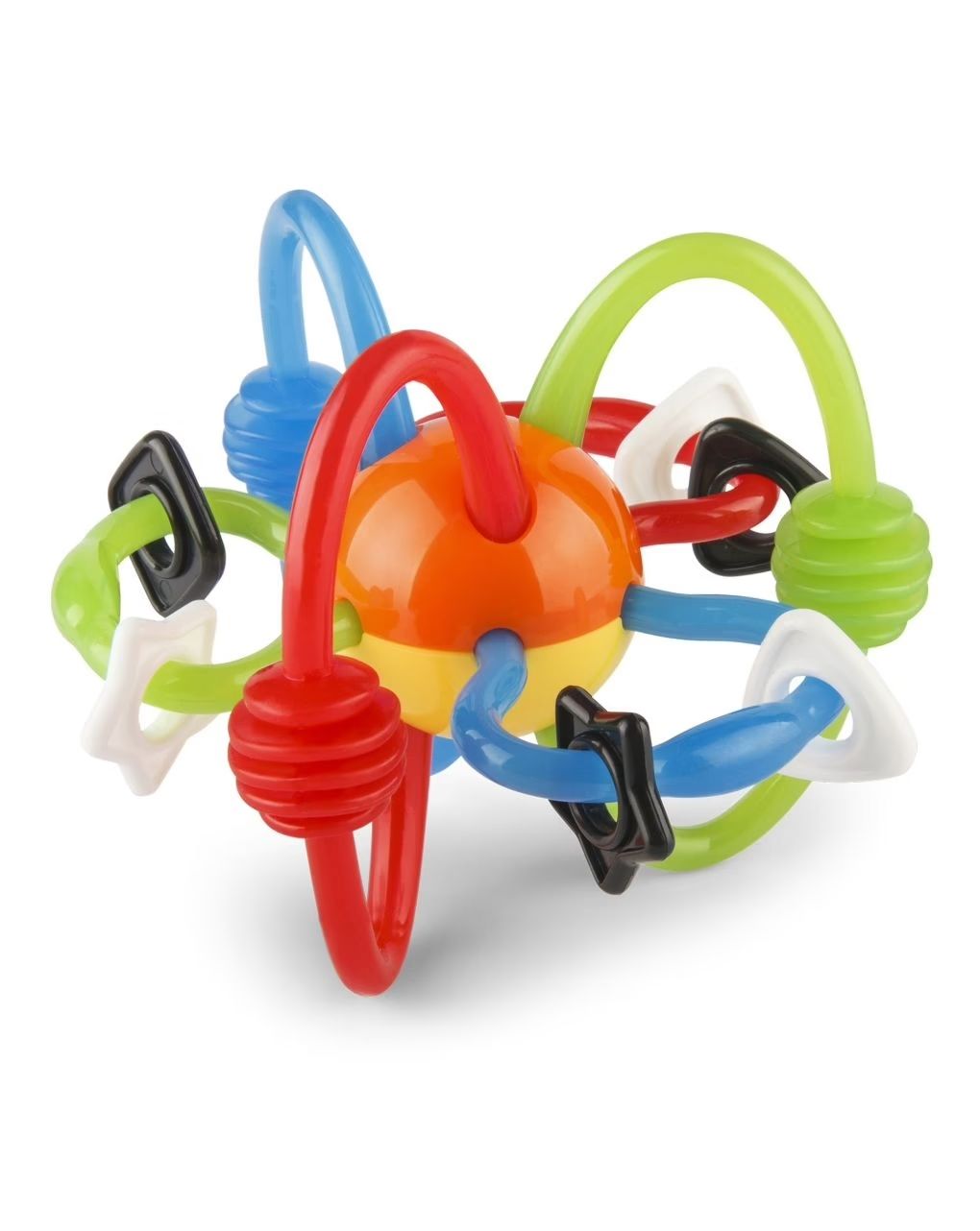 Infantino πολύχρωμη κουδουνίστρα και οδοντοφυΐα - INFANTINO