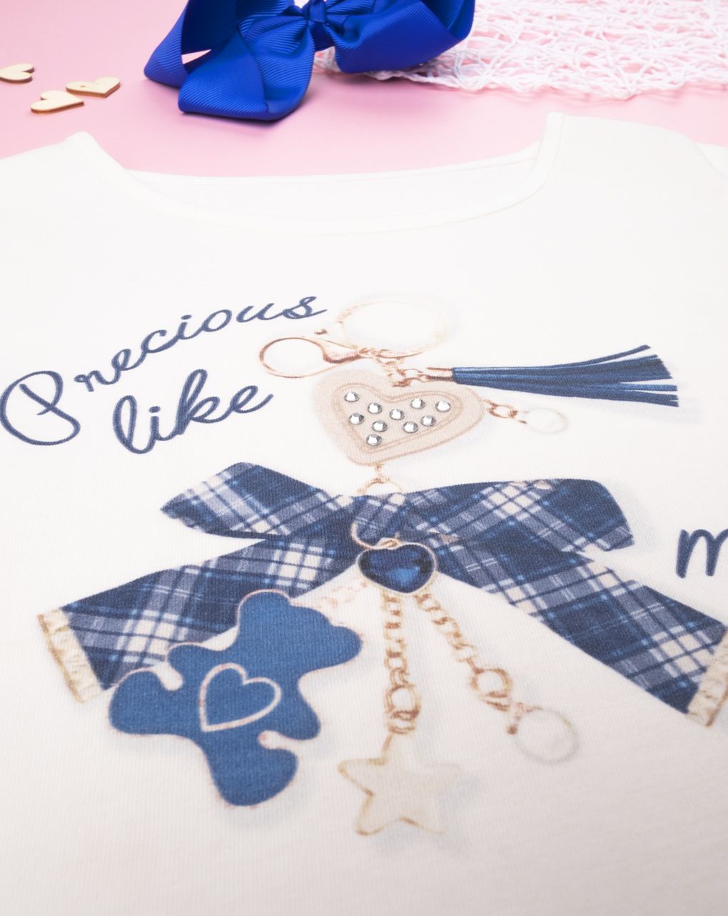 παιδική μπλούζα λευκή precious για κορίτσι - Prénatal