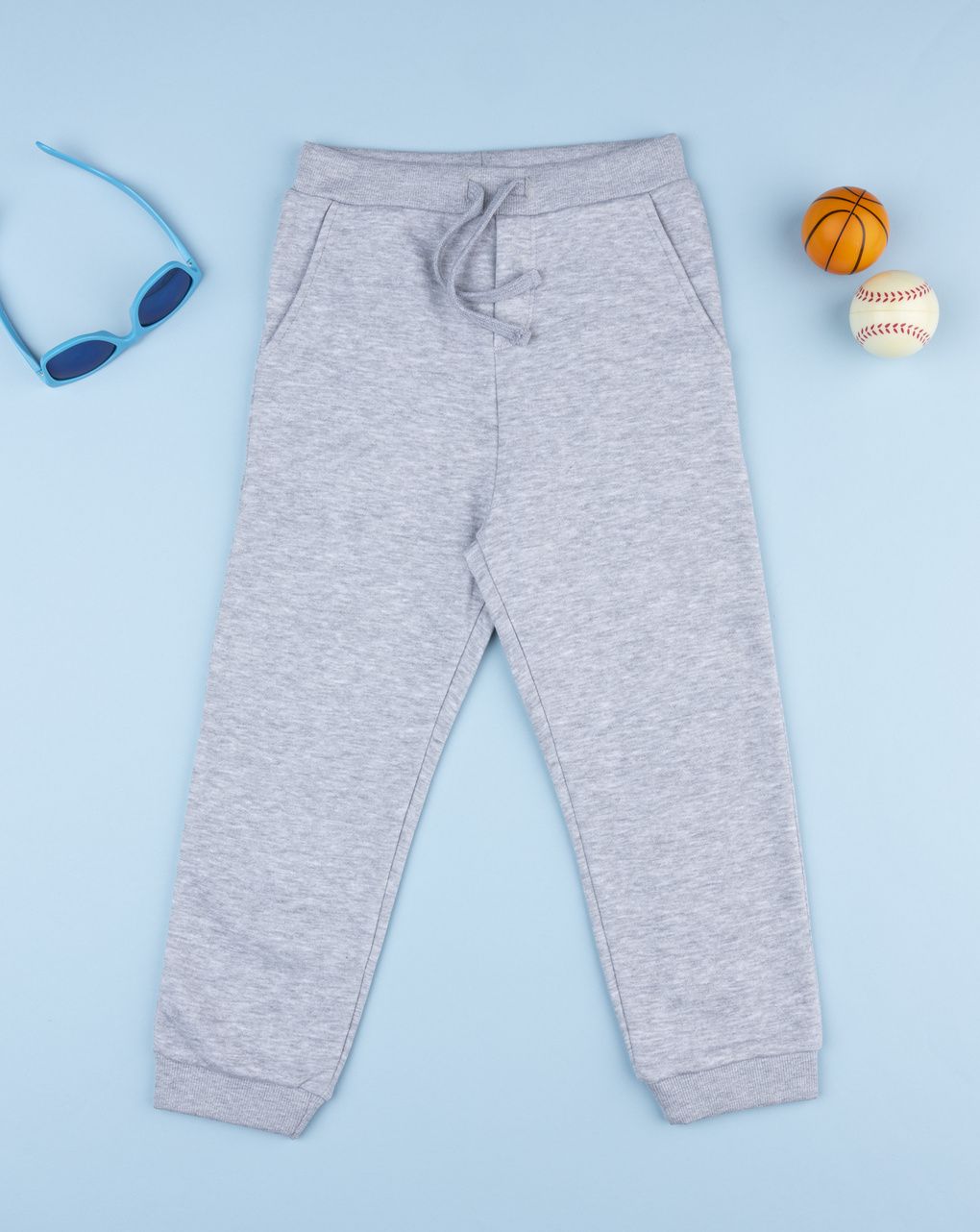 παιδικό παντελόνι φούτερ γκρι για αγόρι