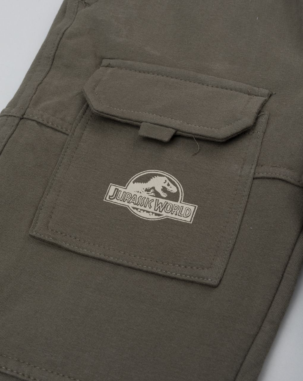 παιδικό παντελόνι φόρμας cargo χακί jurassic world για αγόρι - Prénatal