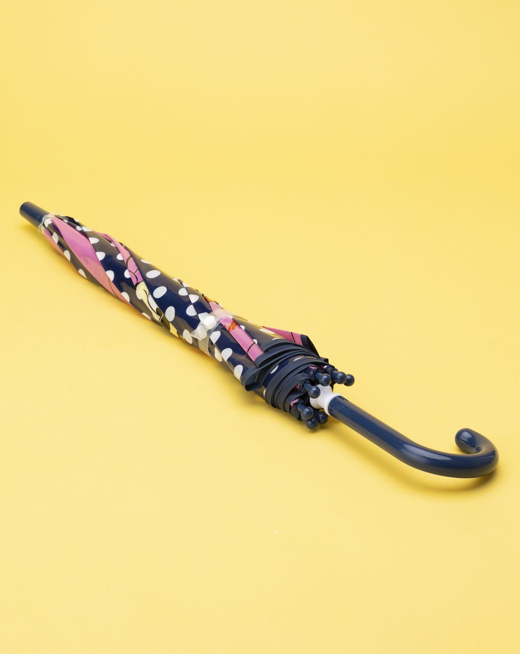 παιδική ομπρέλα μπλε πουά/ροζ minnie για κορίτσι - Prénatal