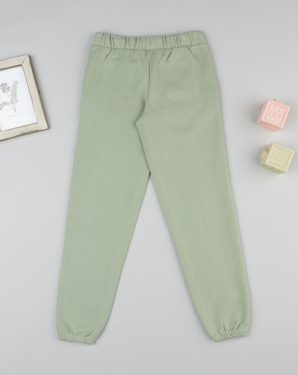 παιδικό παντελόνι φόρμας φιστικί με λουλούδια για κορίτσι - Prénatal