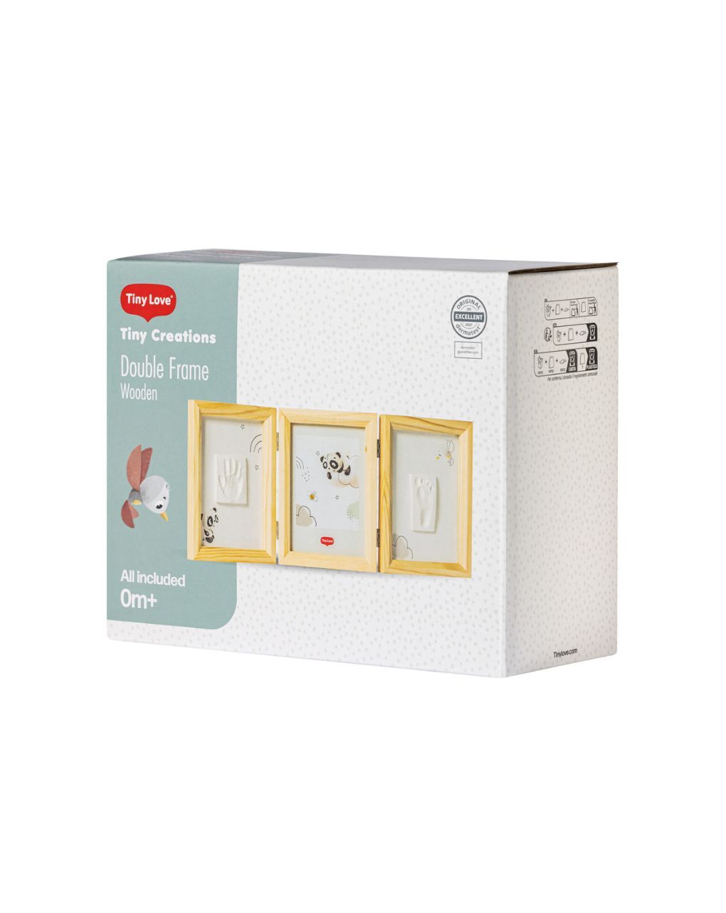 Tiny love διπλή ξύλινη κορνίζα tiny creations - Tiny Love