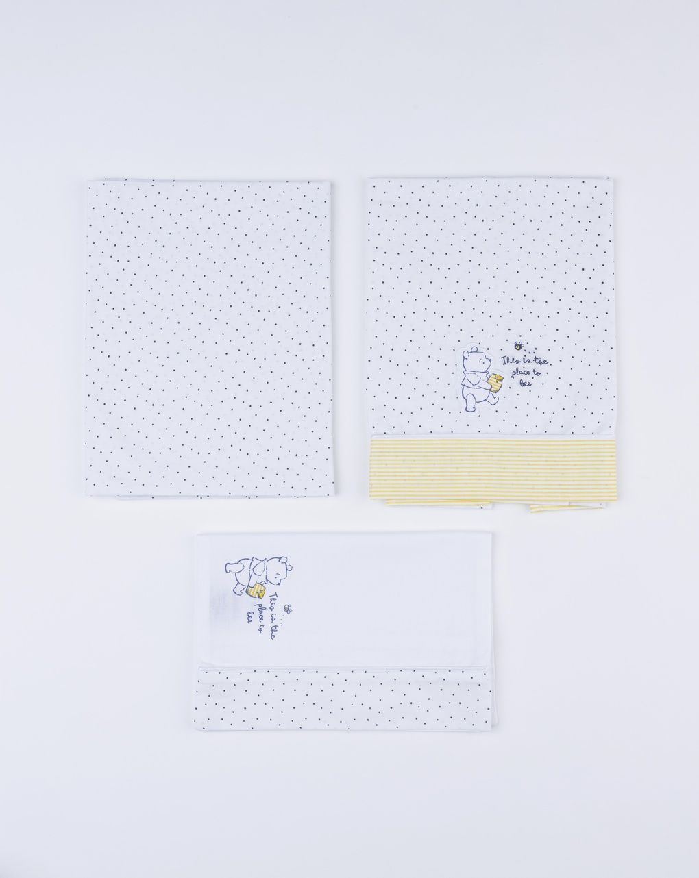 βρεφικό σετ για λίκνο/πορτ-μπεμπέ winnie unisex