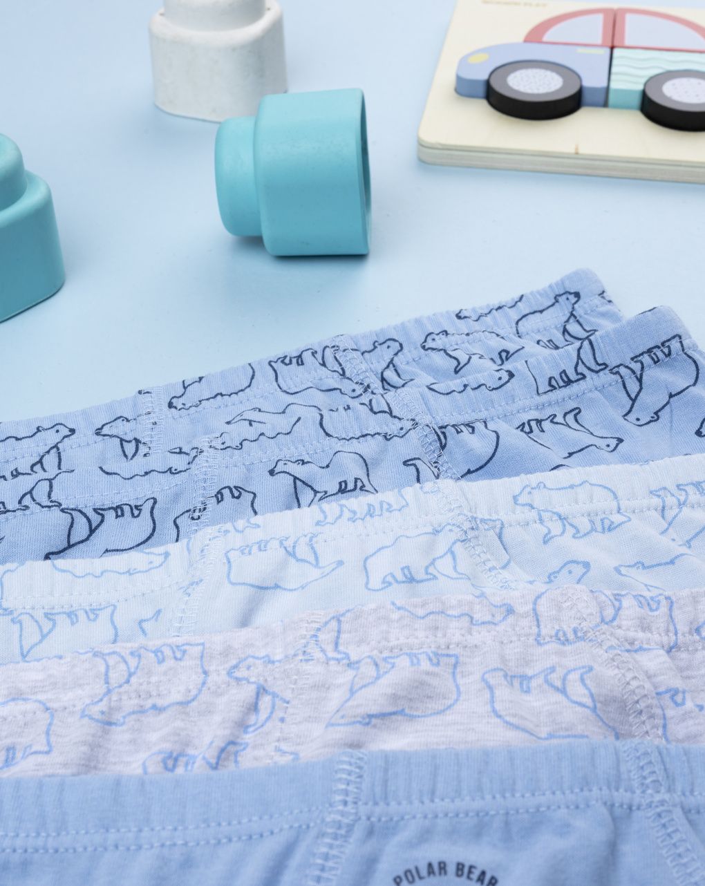 παιδικά σλιπ πακέτο x7 με αρκούδες για αγόρι - Prénatal