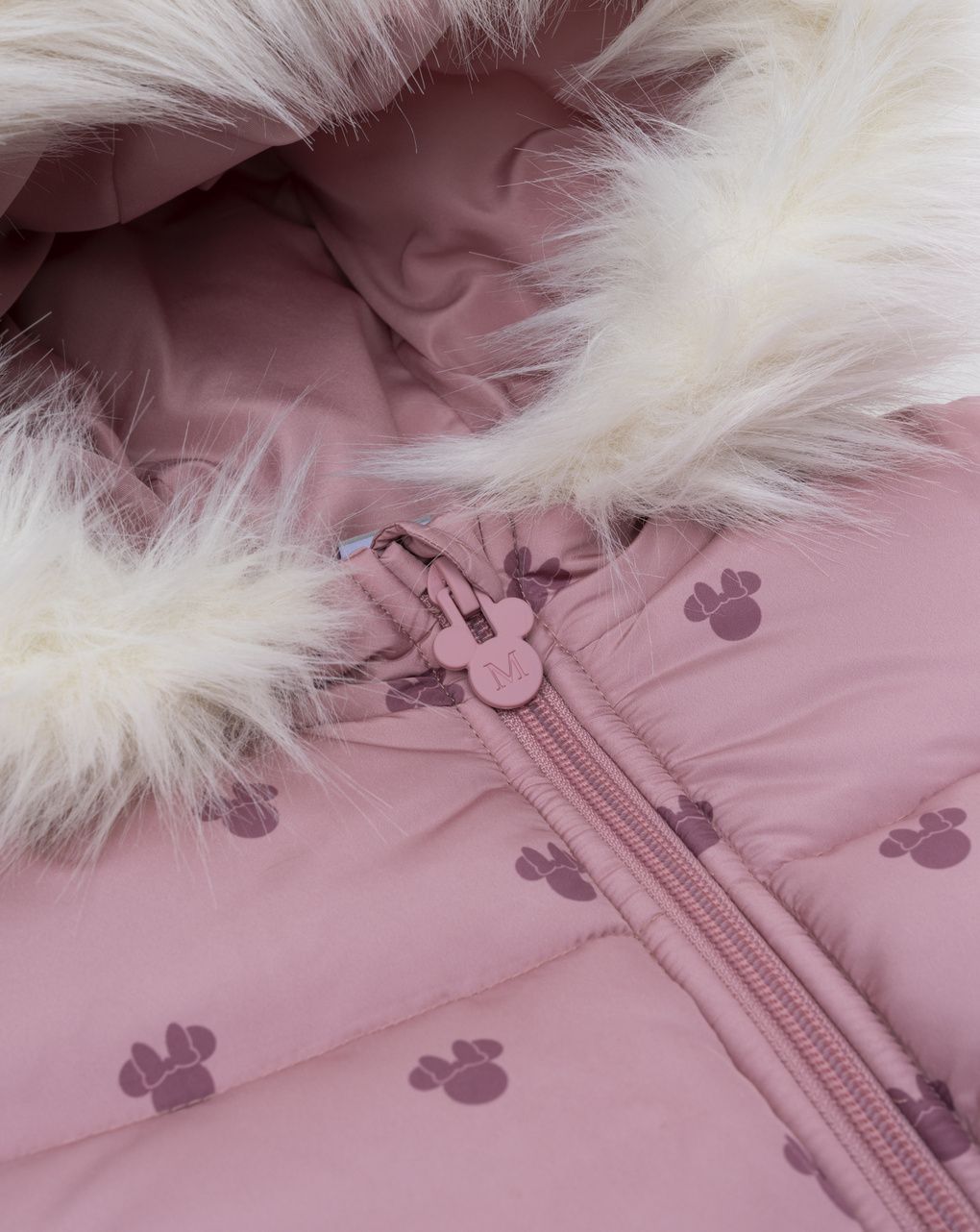 παιδικό μπουφάν puffer ροζ minnie για κορίτσι - Prénatal