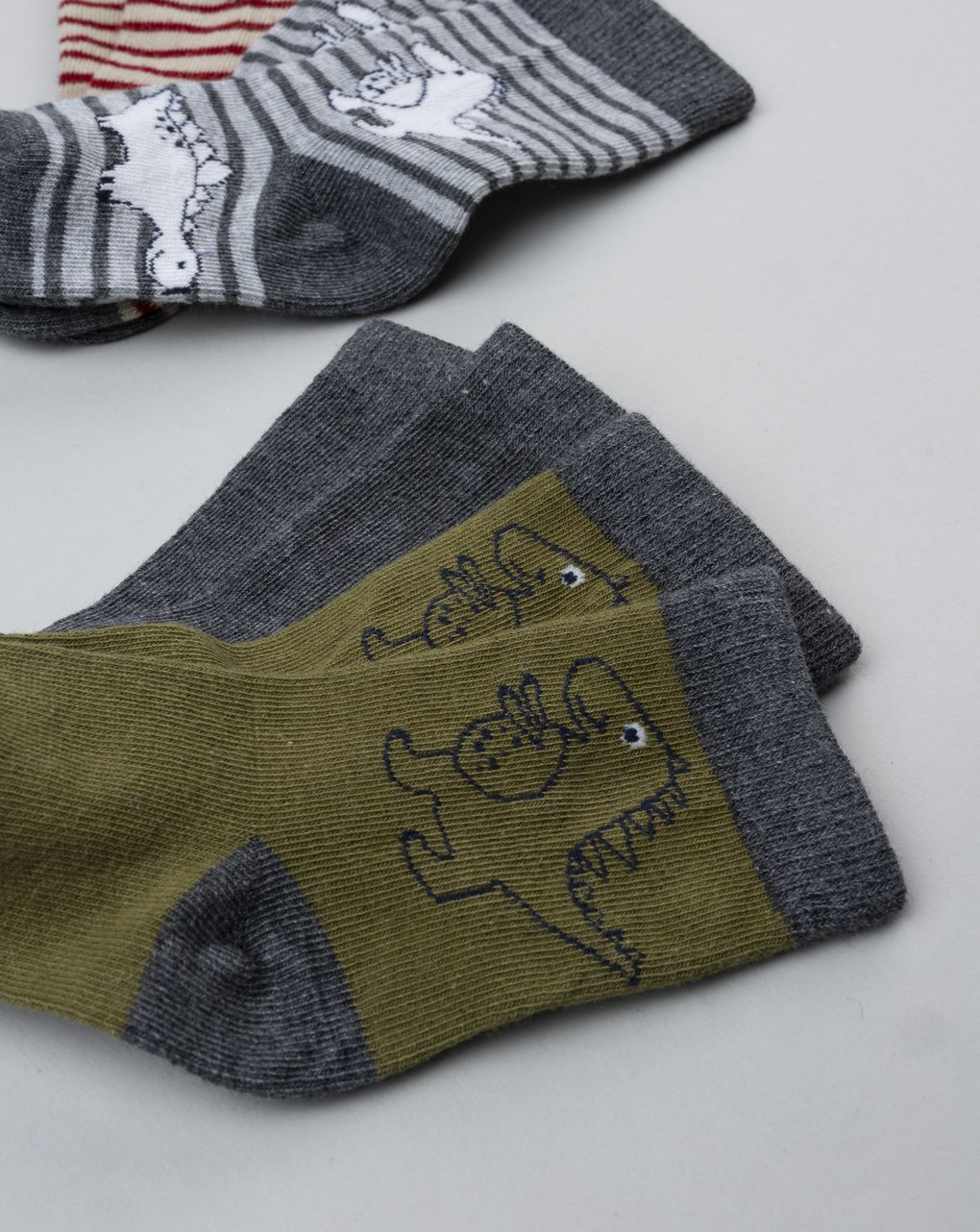 βρεφικά καλτσάκια πακέτο x4 με δεινόσαυρους για αγόρι - Prénatal