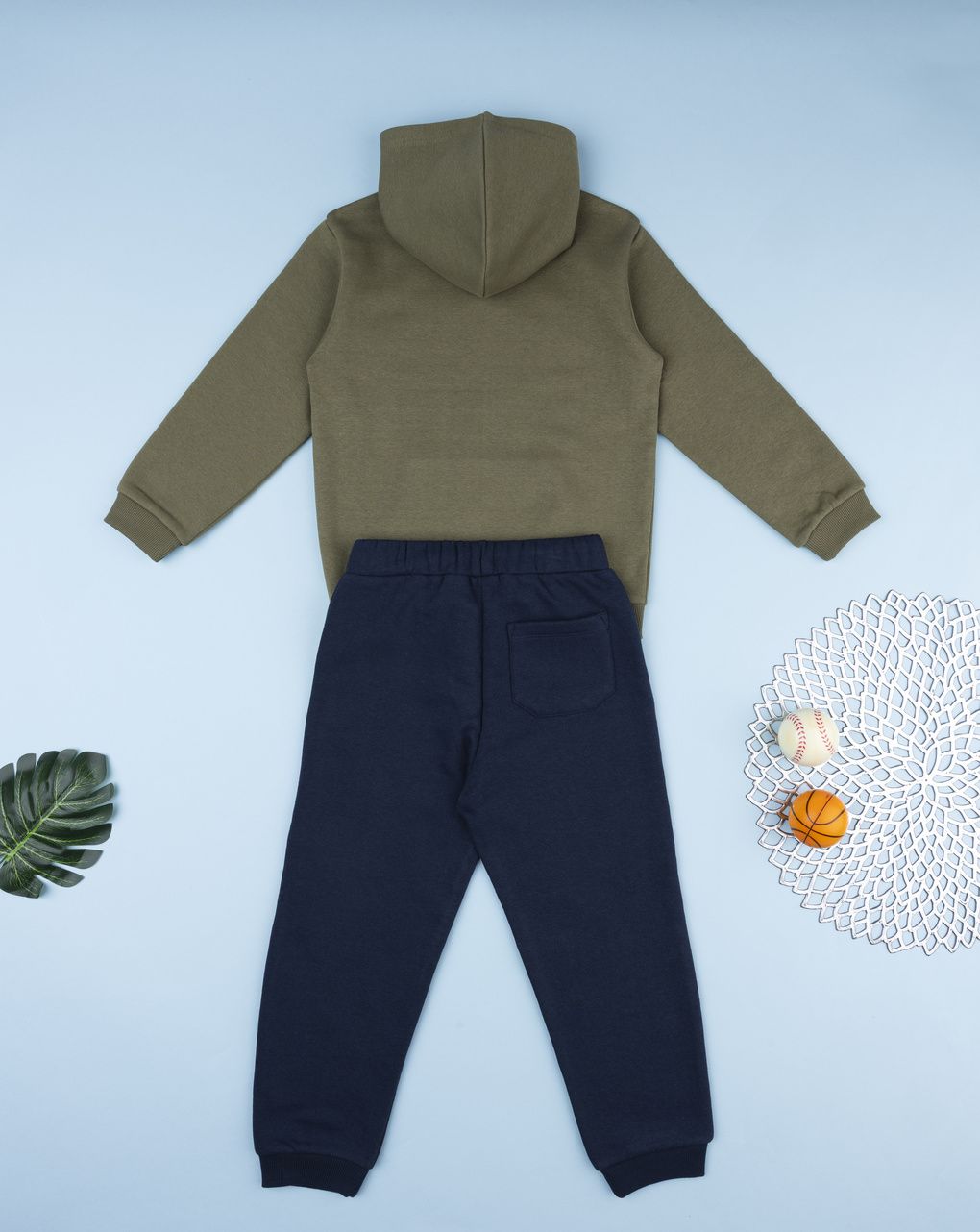 παιδικό σετ μπλούζα φούτερ και φόρμα wildland για αγόρι - Prénatal