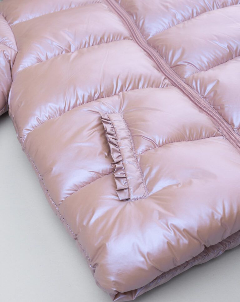 παιδικό μπουφάν puffer ροζ metallic για κορίτσι - Prénatal