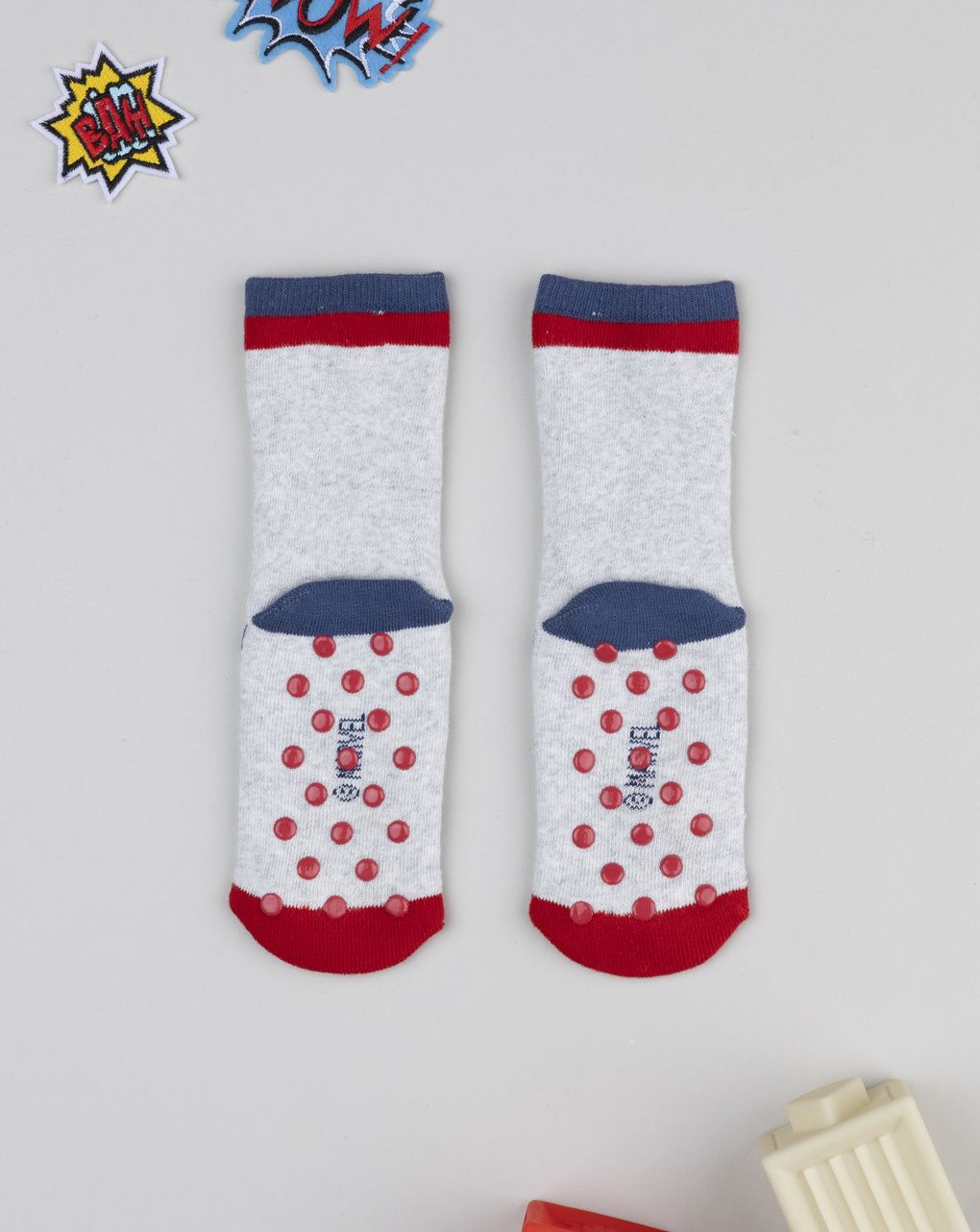 παιδικές αντιολισθητικές κάλτσες spiderman για αγόρι - Prénatal