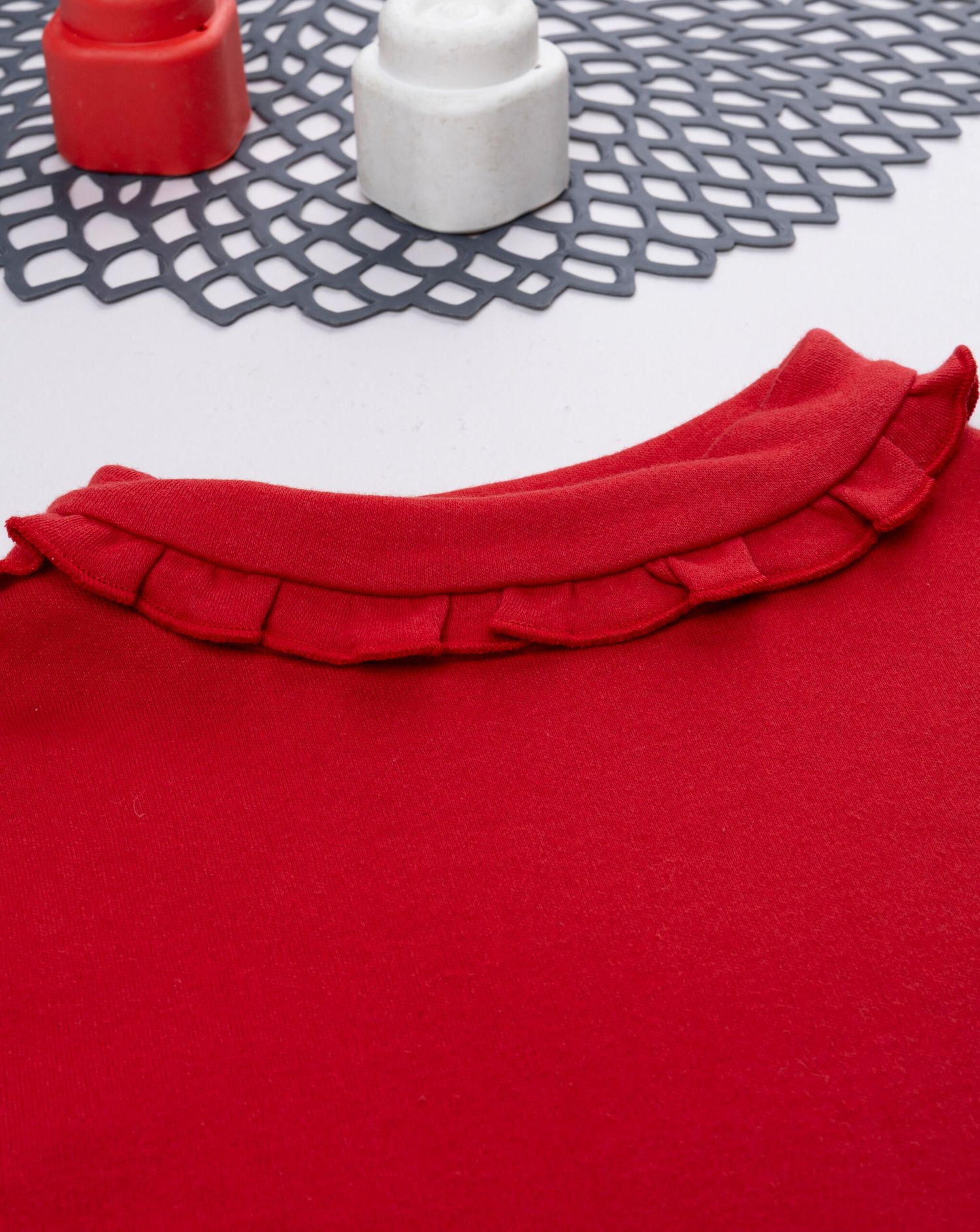 παιδική μπλούζα κόκκινη με ζιβάγκο για κορίτσι - Prénatal