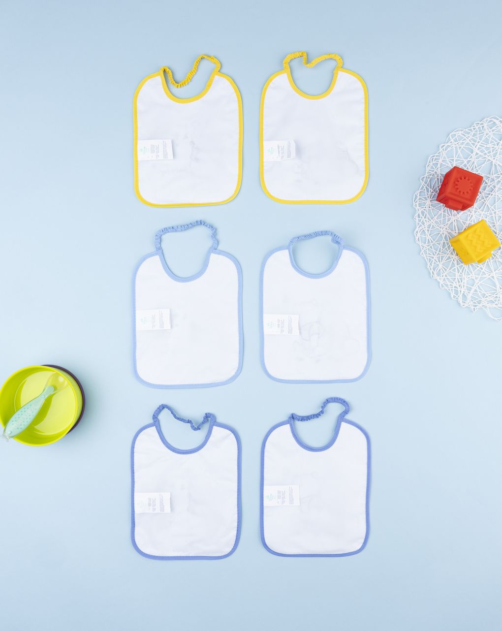 βρεφικές σαλιάρες πακέτο x6 winnie για αγόρι - Prénatal